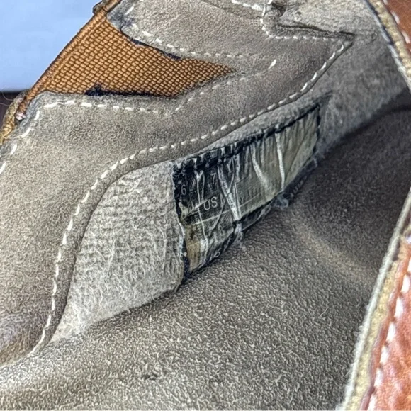 Dr. Martens VTG Brown Leather Unisex Slip-Ons - Picture 8 of 9